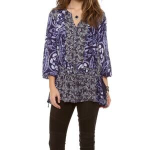 Free People Women's Boho Tunic Top Size S